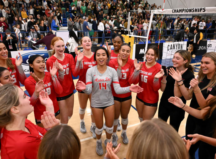 Mater Dei 3, Mira Costa 0 2023 girls vball SS D1 championship by Heston Quan 11-04-2023110420235 (4)